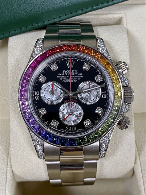 prezzo rolex arcobaleno|rolex rainbow.